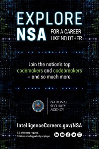 Explore NSA Careers flyer page 1
