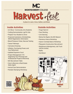 Harvest Fest Saturday, Oct. 28 get to know programs and fun family activities, squash-gourds and fall leaves