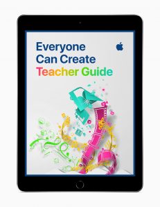 Everyone Can Create by Apple, Teacher Guide. Artistic designs for audio visual creation