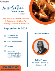 September 9th, 2024 Fireside Chat Series Flyer