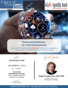 Embracing Wellness For Tech Professionals Flyer